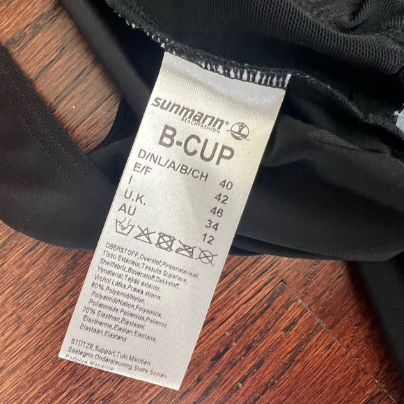 NWT Sunmarin Swimsuit by Sunflair in floral print. size 10 B Cup - Picture 11 of 11